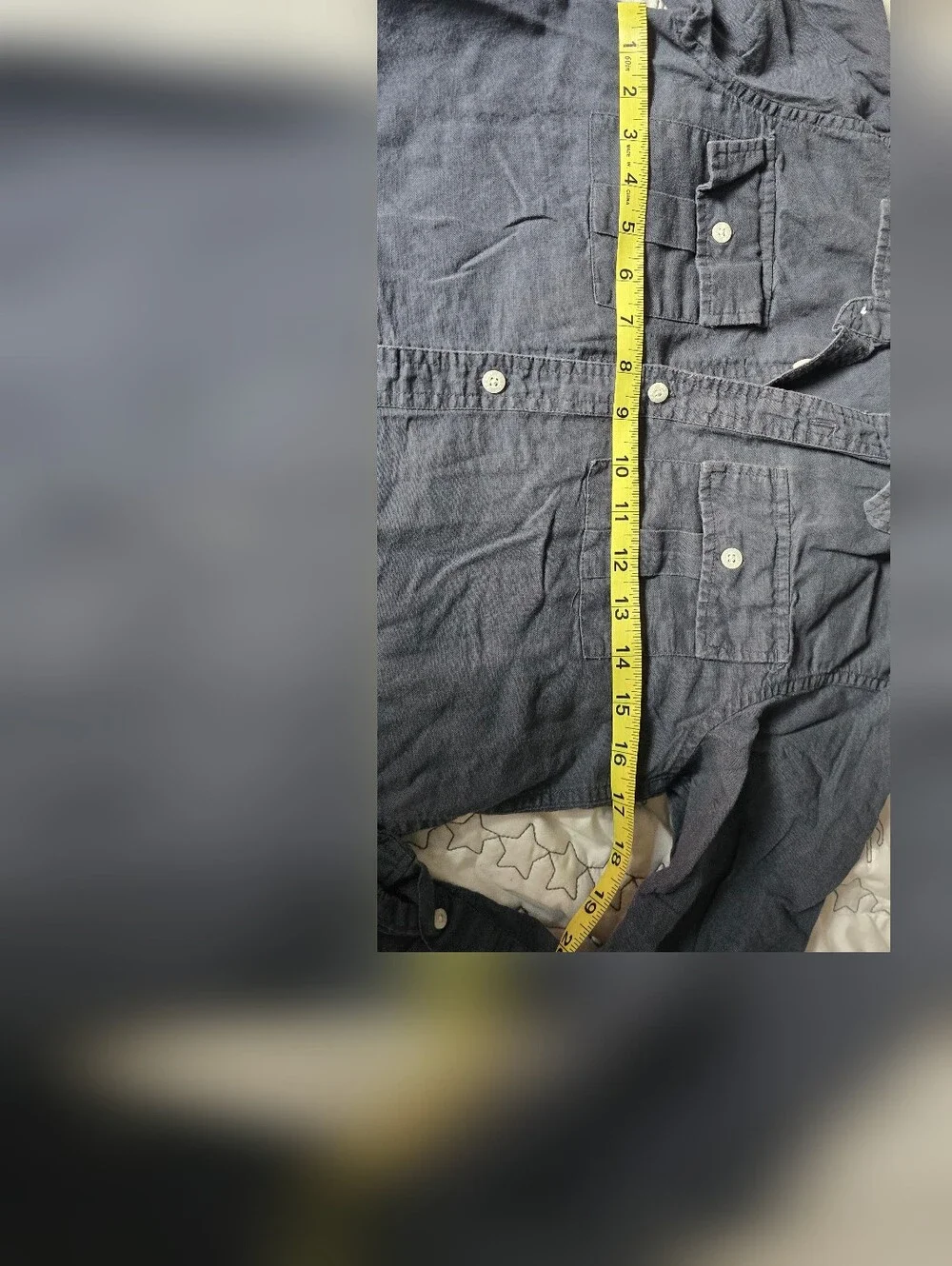 Old Navy Dark Grey Button-Up Shirt Boys Large